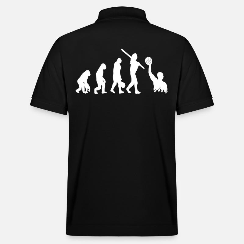 Wasserball Evolution - Stanley/Stella Unisex Bio-Poloshirt PREPSTER - Schwarz