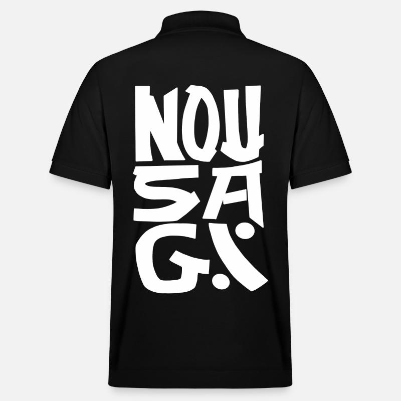 NousagiBrand - Polo PREPSTER bio Stanley/Stella Unisexe - noir