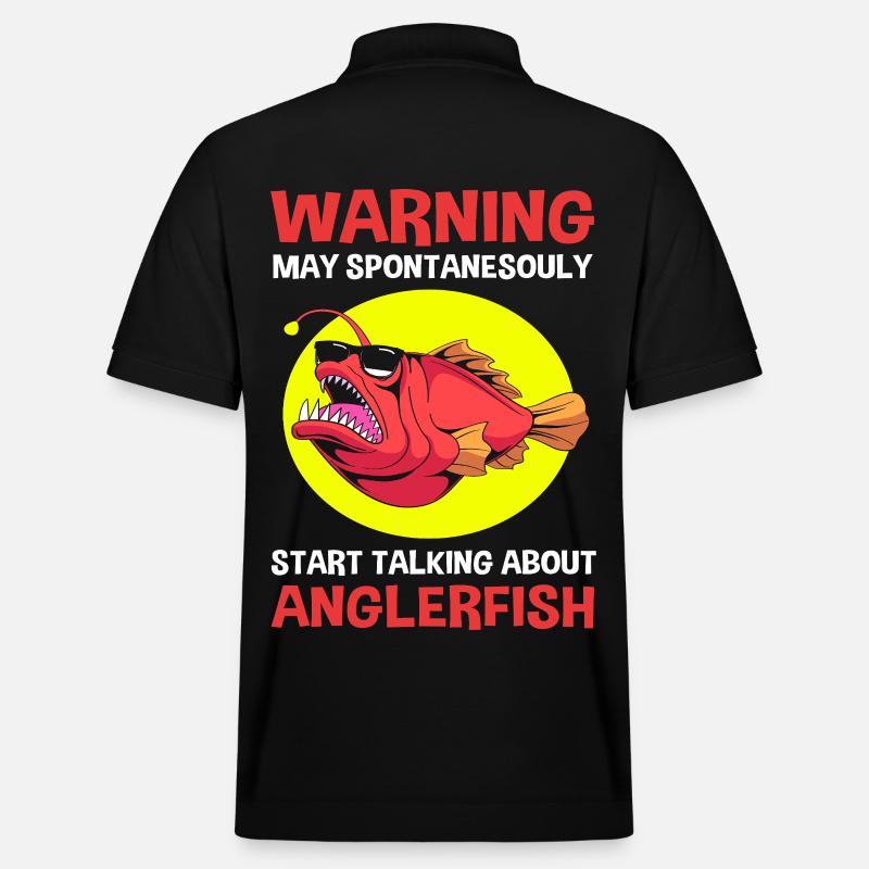 Anglerfisch - Stanley/Stella Unisex Bio-Poloshirt PREPSTER - Schwarz