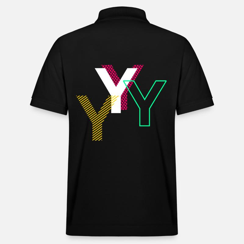 Y Buchstabe - Stanley/Stella Unisex Bio-Poloshirt PREPSTER - Schwarz