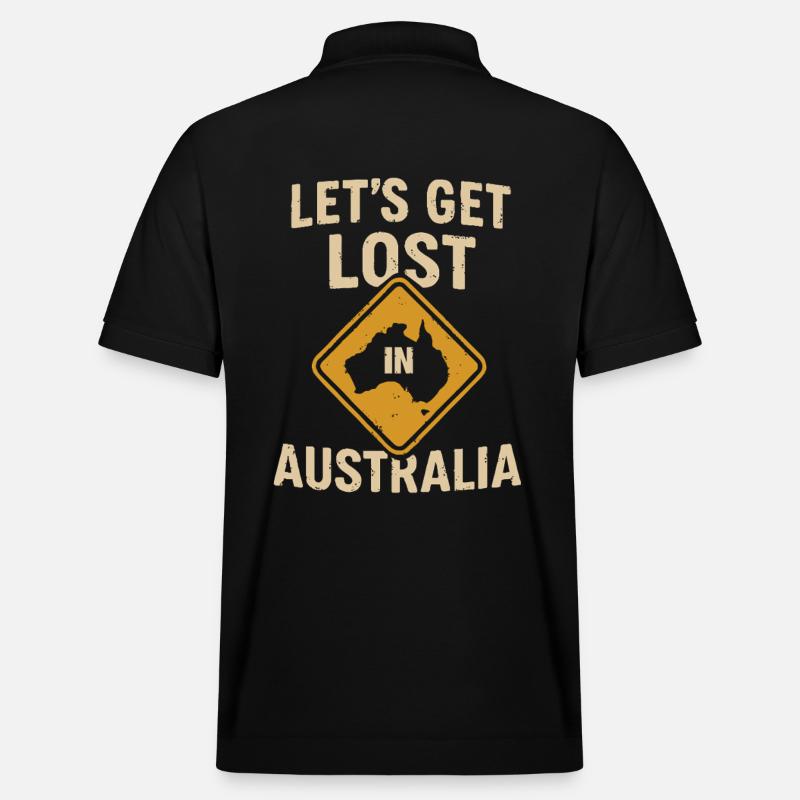 Perdons-nous en Australie - Polo PREPSTER bio Stanley/Stella Unisexe - noir