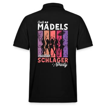 Des filles cool font Schlager fête concert Schlager - Polo PREPSTER bio Stanley/Stella Unisexe - noir - Dos - Andy (188cm)