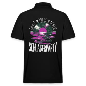 Des filles cool font Schlager fête concert Schlager - Polo PREPSTER bio Stanley/Stella Unisexe - noir - Dos - Andy (188cm)
