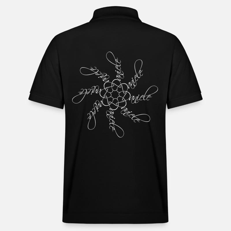 Daniele Nom Mandala - Polo PREPSTER bio Stanley/Stella Unisexe - noir