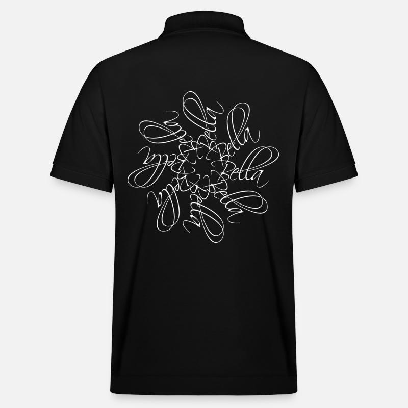 Bella Nom Nom Mandala - Polo PREPSTER bio Stanley/Stella Unisexe - noir