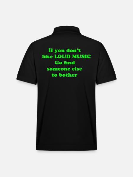 Quote Loud music - Stanley/Stella Unisex Organic Polo Shirt PREPSTER - black