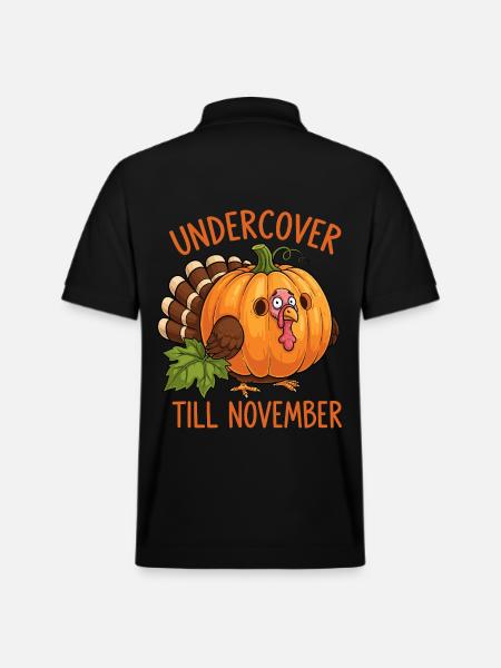 Undercover Turkey - Stanley/Stella Unisex Organic Polo Shirt PREPSTER - black