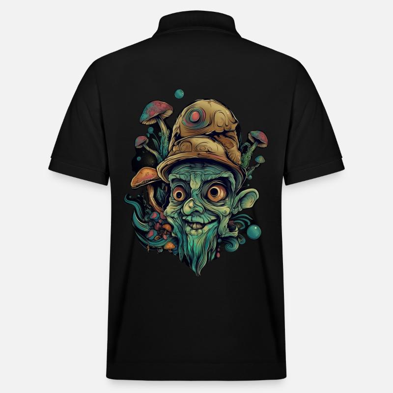 Trippy Goblin - Stanley/Stella Unisex Bio-Poloshirt PREPSTER - Schwarz