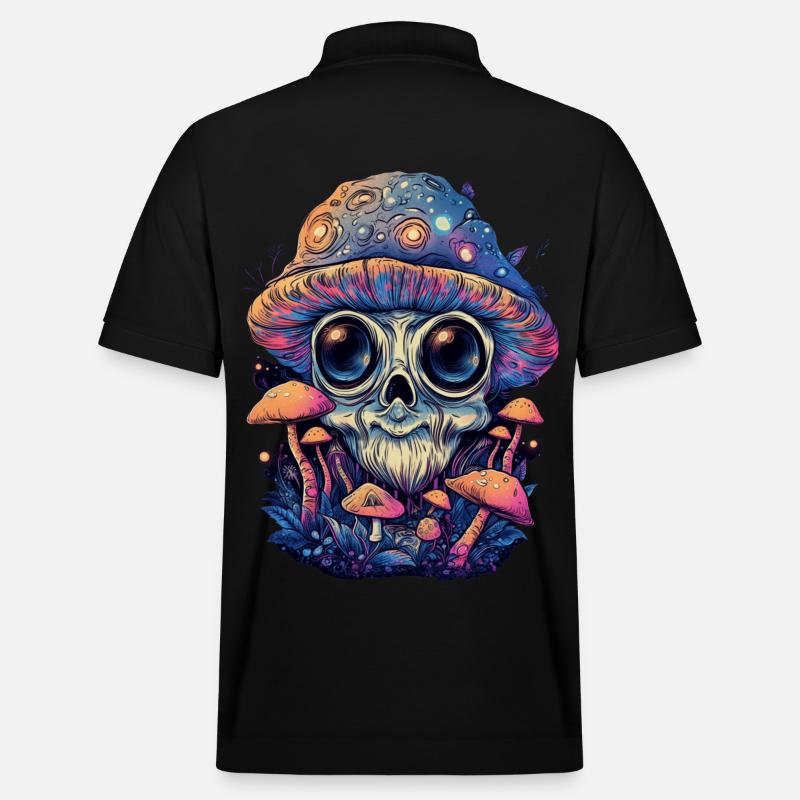 Trippy Goblin - Stanley/Stella Unisex Bio-Poloshirt PREPSTER - Schwarz