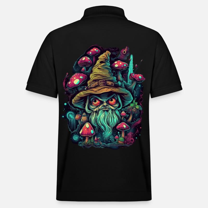 Trippy Goblin - Stanley/Stella Unisex Bio-Poloshirt PREPSTER - Schwarz