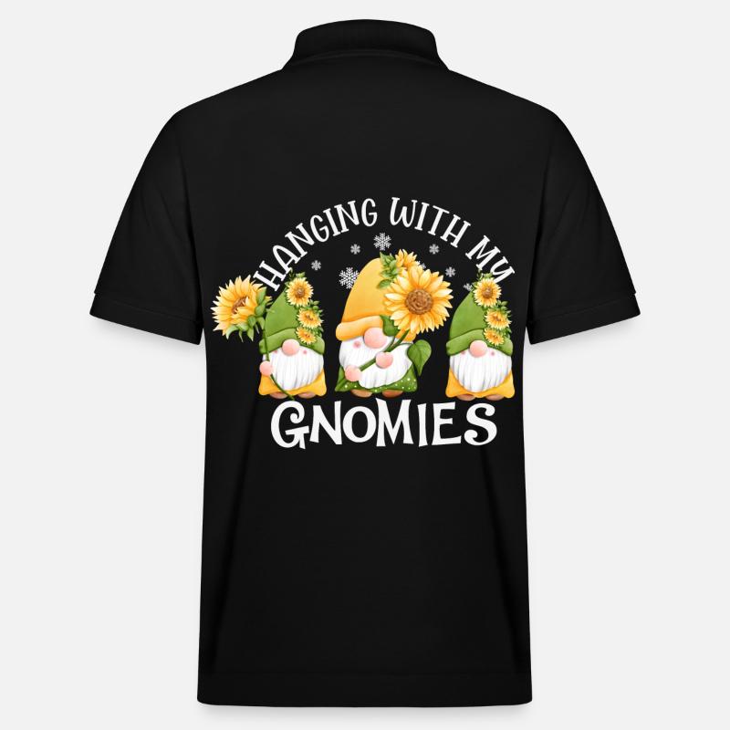 Accrochage avec mes gnomies - Polo PREPSTER bio Stanley/Stella Unisexe - noir