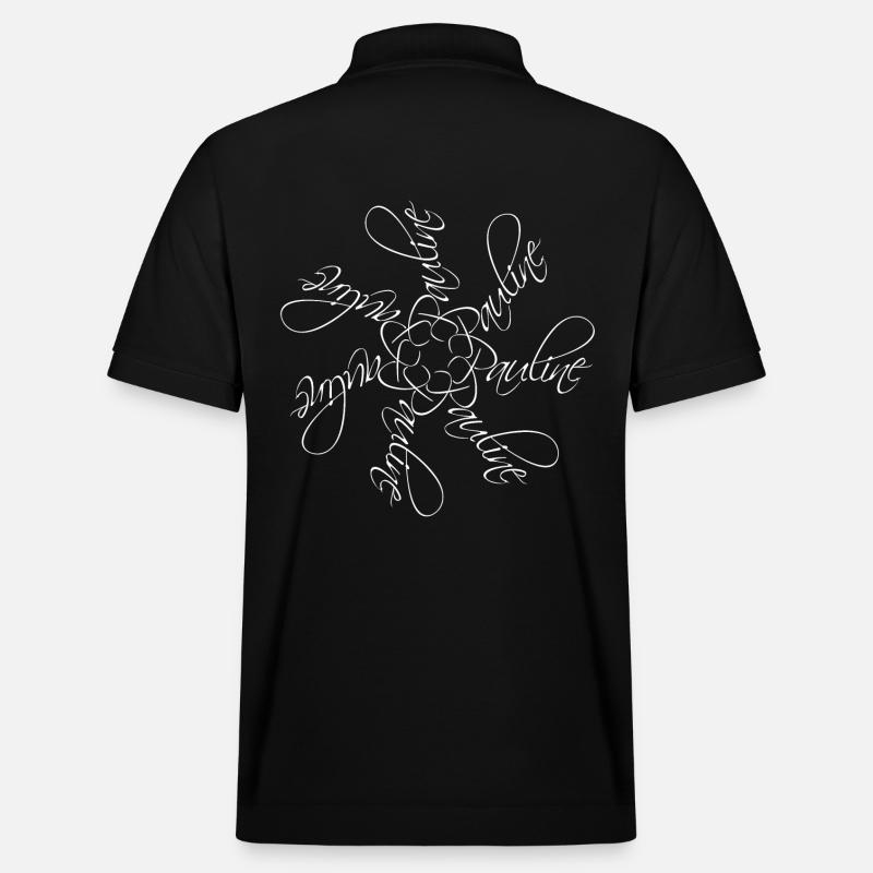 Pauline Nom Nom Mandala - Polo PREPSTER bio Stanley/Stella Unisexe - noir