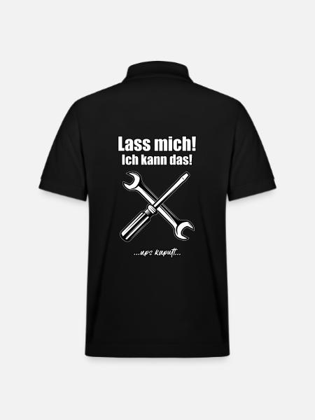 Lass mich, ich kann das! - Stanley/Stella Unisex Bio-Poloshirt PREPSTER - Schwarz