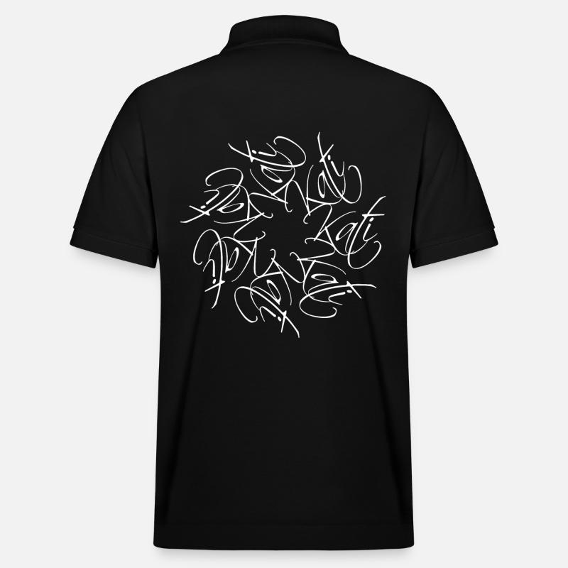 Kati Nom Nom Mandala - Polo PREPSTER bio Stanley/Stella Unisexe - noir