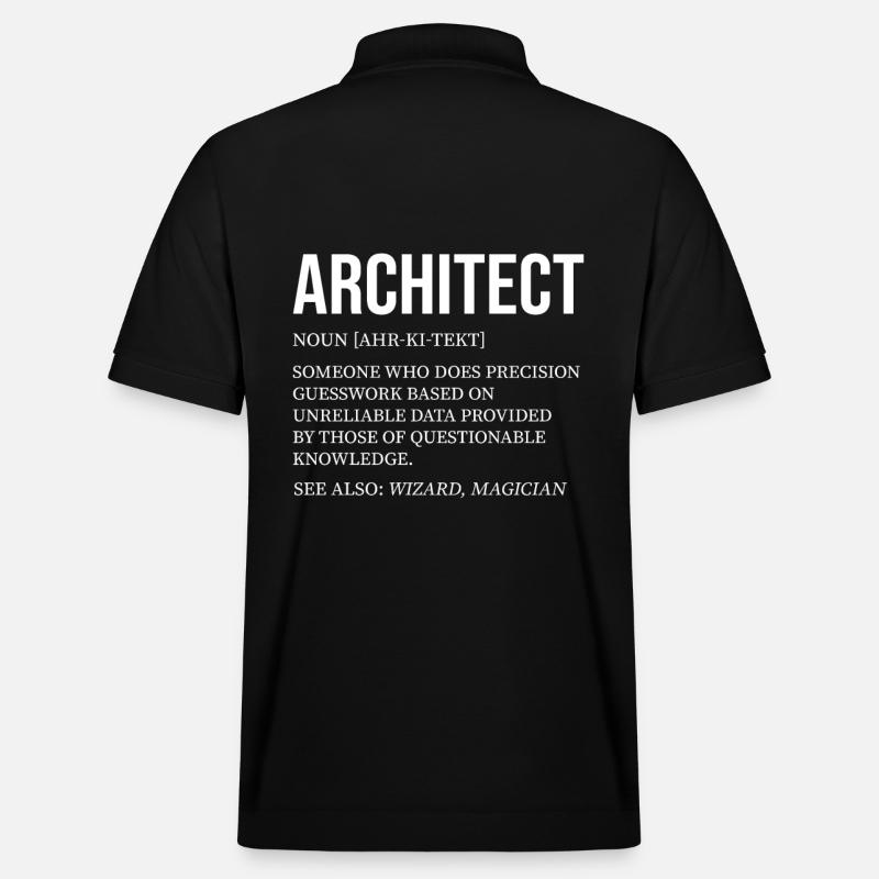 Architecte : Suppositions précises, peu fiable - Polo PREPSTER bio Stanley/Stella Unisexe - noir