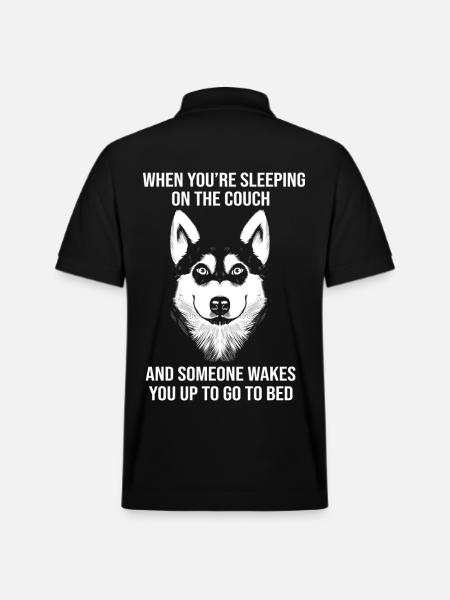 Husky - Stanley/Stella Unisex Organic Polo Shirt PREPSTER - black