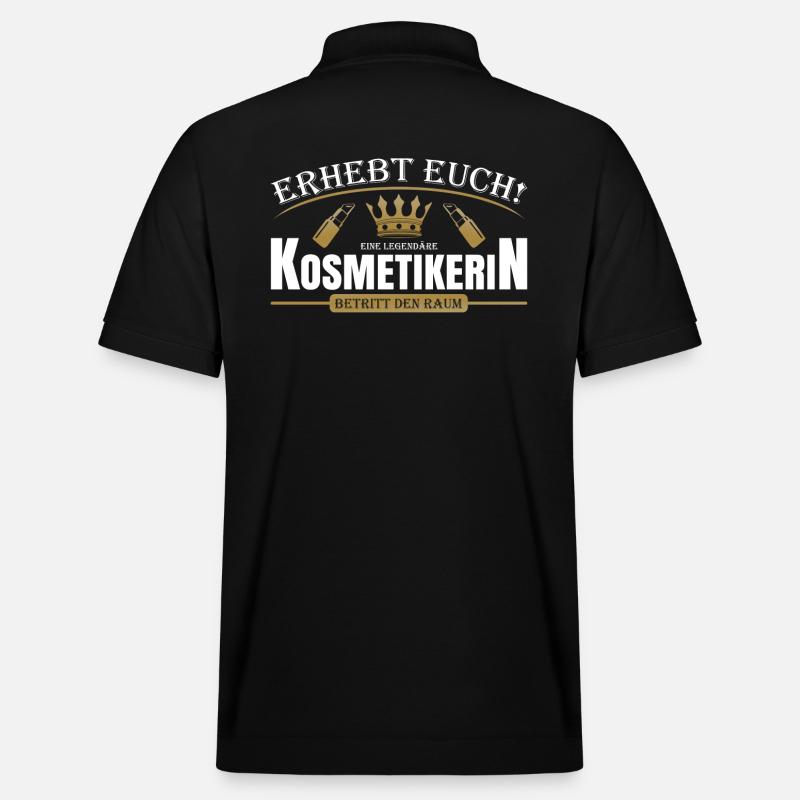 Kosmetikerin - Stanley/Stella Unisex Bio-Poloshirt PREPSTER - Schwarz