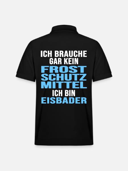 Eisbader Winterschwimmer Frostschutz Eisbad - Stanley/Stella Unisex Bio-Poloshirt PREPSTER - Schwarz