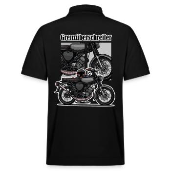 S51 // Tuning // Illustration - Stanley/Stella Unisex Bio-Poloshirt PREPSTER - Schwarz - Hinten - Andy (188cm)