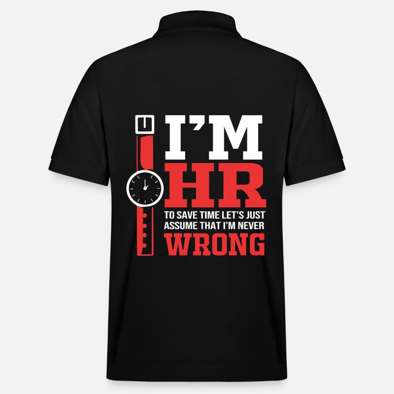 Responsable RH - Polo PREPSTER bio Stanley/Stella Unisexe - noir