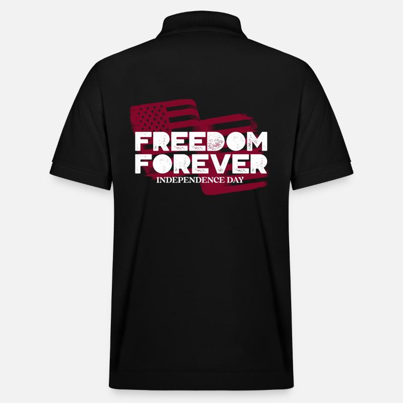 Forever Free - Stanley/Stella Unisex Bio-Poloshirt PREPSTER - Schwarz