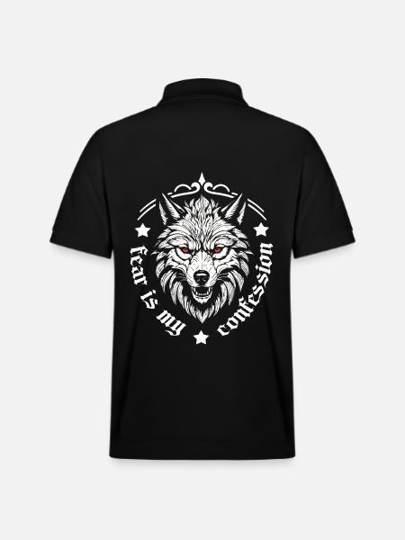 Fear - Stanley/Stella Unisex Organic Polo Shirt PREPSTER - black
