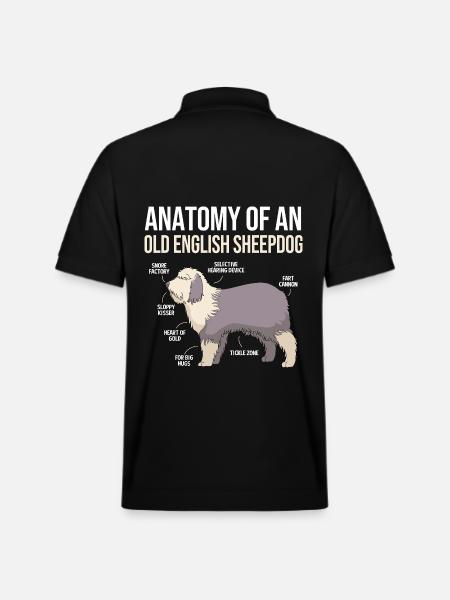 English Shepherd - Stanley/Stella Unisex Organic Polo Shirt PREPSTER - black