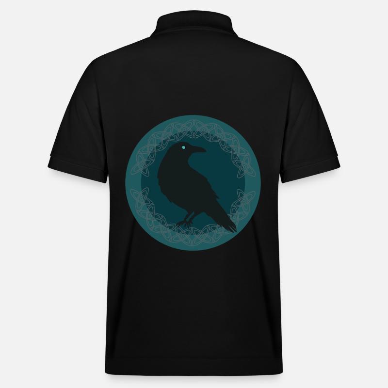 Corbeau Celtique - Polo PREPSTER bio Stanley/Stella Unisexe - noir