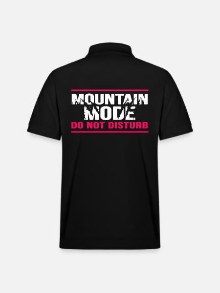 Climbing mountaineering bouldering alpine climbing - Stanley/Stella Unisex Organic Polo Shirt PREPSTER - black