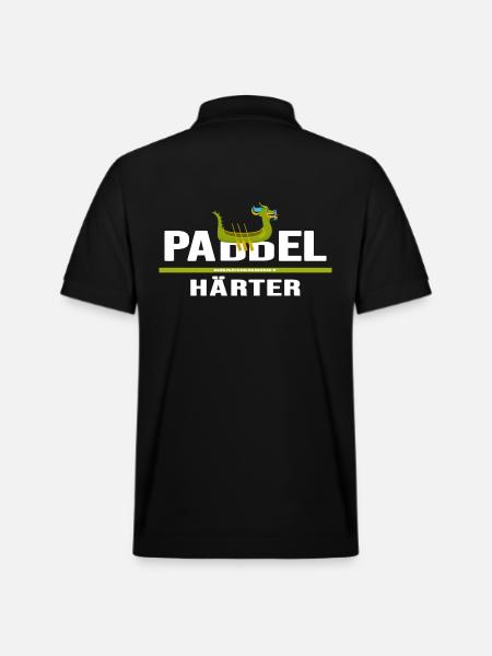 drachenboot chinesisches drachenboot-paddler - Stanley/Stella Unisex Bio-Poloshirt PREPSTER - Schwarz