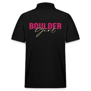 Bloc Rocher de bloc Bouldergirl Rocher - Polo PREPSTER bio Stanley/Stella Unisexe - noir - Dos - Andy (188cm)
