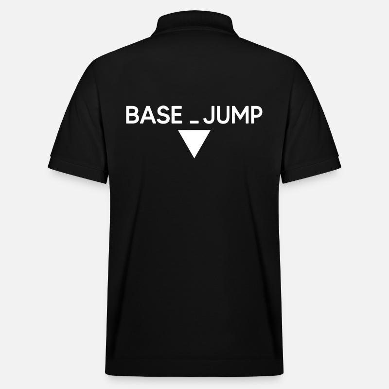 base jumping BASEjump Basejumper - Stanley/Stella Unisex Bio-Poloshirt PREPSTER - Schwarz