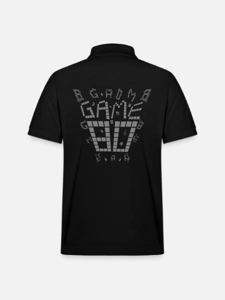 Game 80s design gray - Stanley/Stella Unisex Bio-Poloshirt PREPSTER - Schwarz