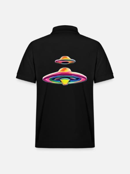 SAUCERS - Stanley/Stella Unisex Organic Polo Shirt PREPSTER - black
