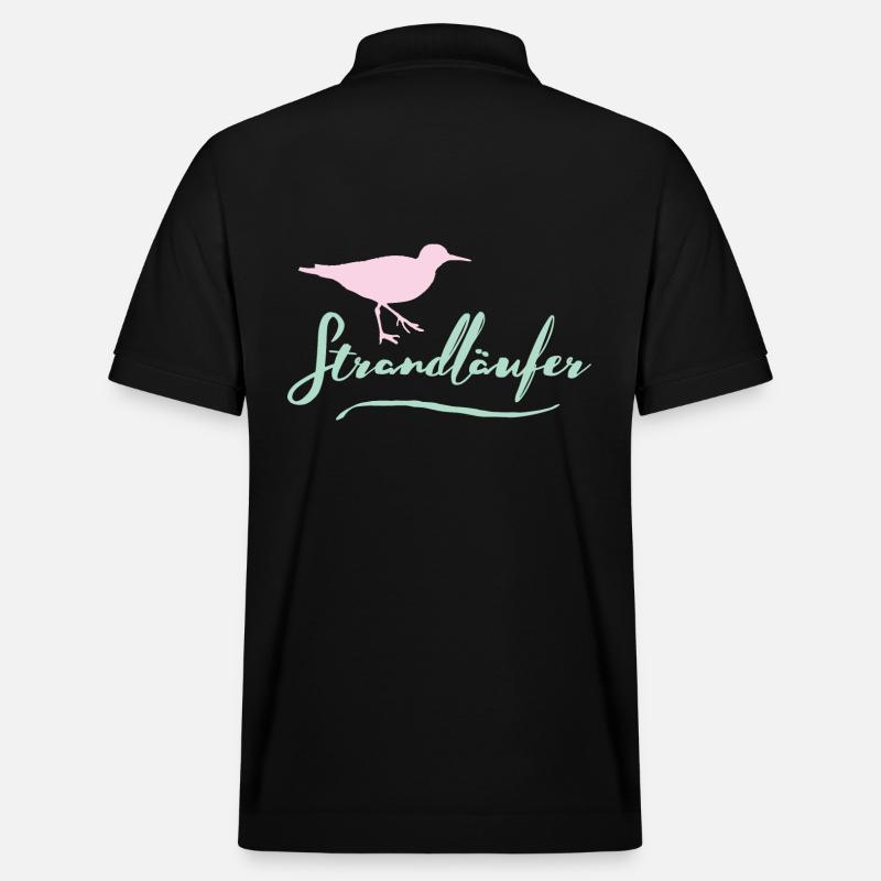 Strandläufer - Stanley/Stella Unisex Bio-Poloshirt PREPSTER - Schwarz