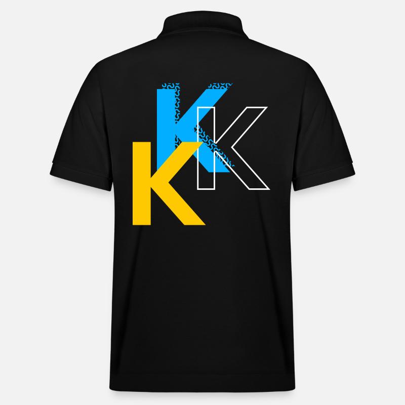 Buchstabe K - Stanley/Stella Unisex Bio-Poloshirt PREPSTER - Schwarz