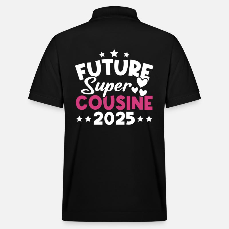 Future super cousine 2025 - Polo PREPSTER bio Stanley/Stella Unisexe - noir