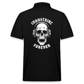 INDUSTRIAL FOREVER - Stanley/Stella Unisex Organic Polo Shirt PREPSTER - black - Back - Andy (188cm)