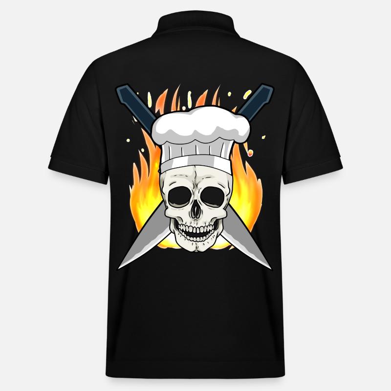 Chef Kitchen Chef Chef Professions - Stanley/Stella Unisex Organic Polo Shirt PREPSTER - black