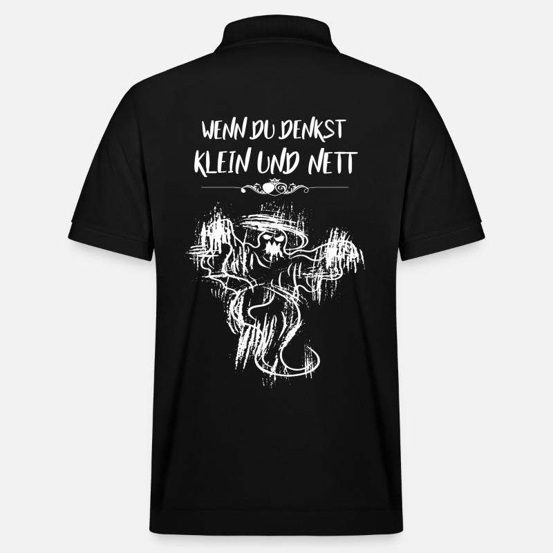 Klein und nett Geist - Stanley/Stella Unisex Bio-Poloshirt PREPSTER - Schwarz