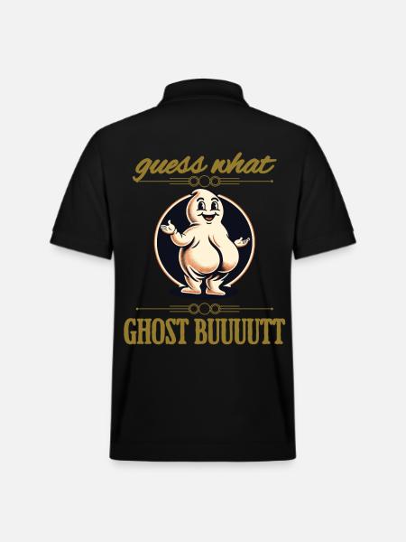Halloween Costume Spooky Ghosts Lover - Stanley/Stella Unisex Organic Polo Shirt PREPSTER - black