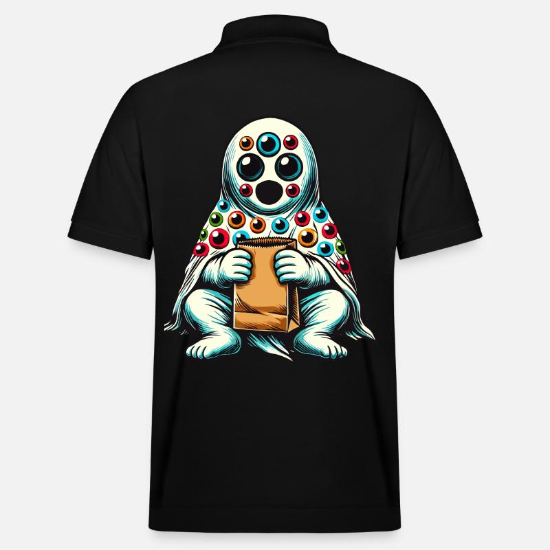Fête effrayante Drôle Halloween - Polo PREPSTER bio Stanley/Stella Unisexe - noir
