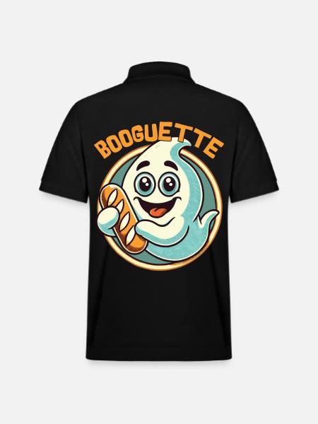 Ghost Baguette Boogette Joy - Stanley/Stella Unisex Organic Polo Shirt PREPSTER - black