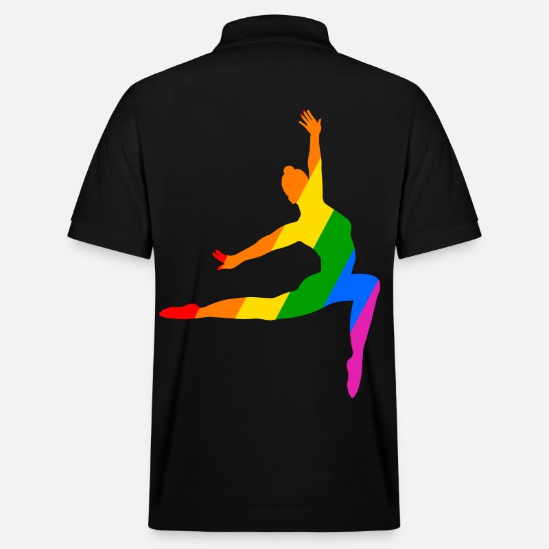 Ballet Danse dans l’arc-en-ciel - Polo PREPSTER bio Stanley/Stella Unisexe - noir