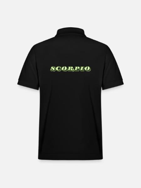 Logo "Scorpion" - Polo PREPSTER bio Stanley/Stella Unisexe - noir