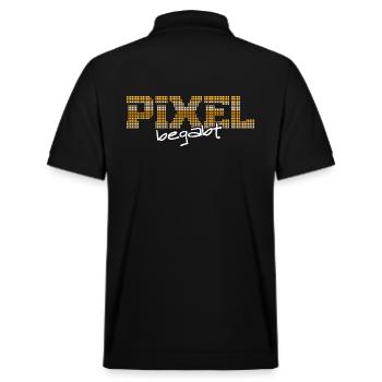 Pixel offert - Polo PREPSTER bio Stanley/Stella Unisexe - noir - Dos - Andy (188cm)