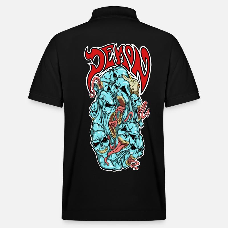 Dämonen - Stanley/Stella Unisex Bio-Poloshirt PREPSTER - Schwarz