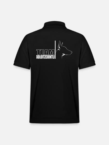 TEAM Xoloitzcuintli Dog Dog Wilsigns - Stanley/Stella Unisex Organic Polo Shirt PREPSTER - black