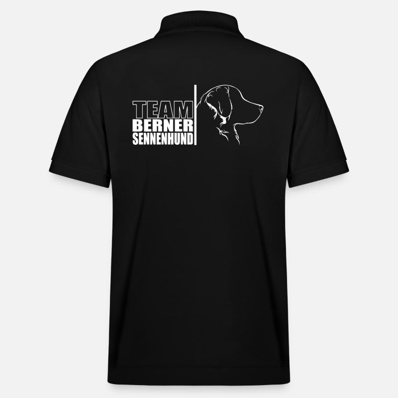 ÉQUIPE Bouvier Bernois Chien Wilsigns - Polo PREPSTER bio Stanley/Stella Unisexe - noir