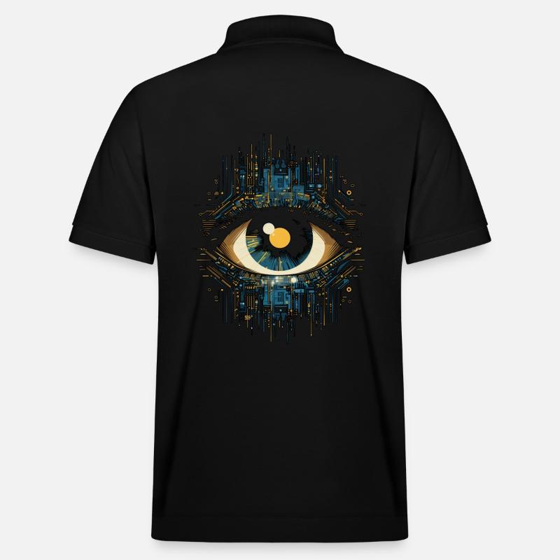 Eye Electronics - Stanley/Stella Unisex Organic Polo Shirt PREPSTER - black